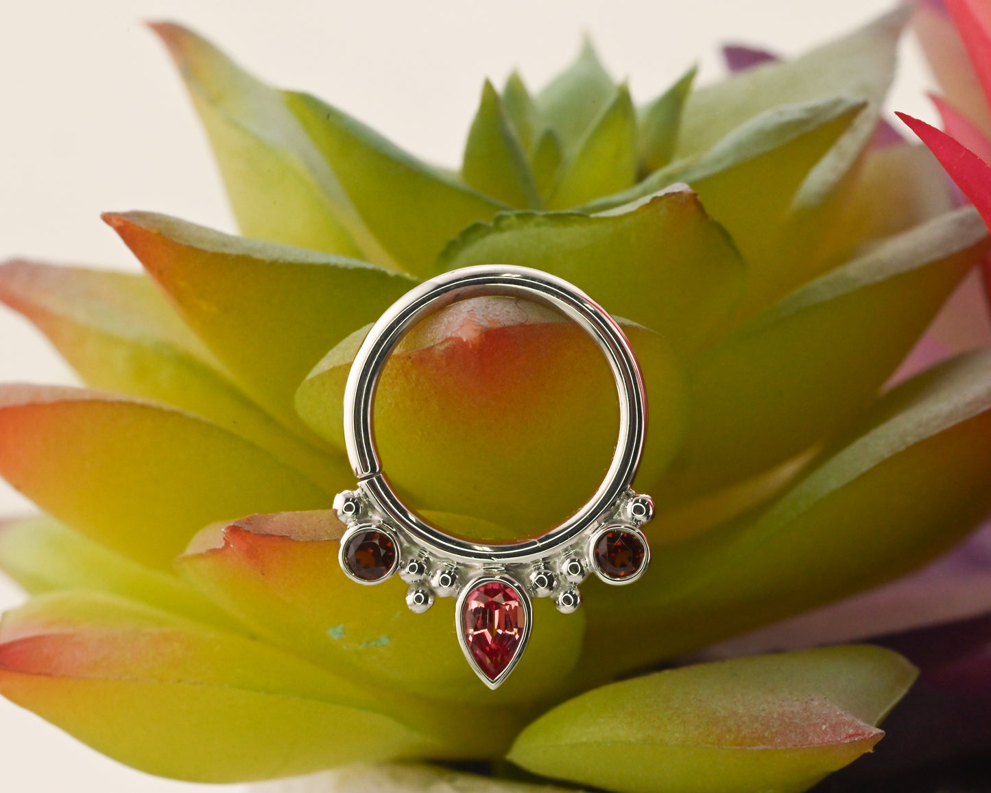 Eden Pear Seam Ring