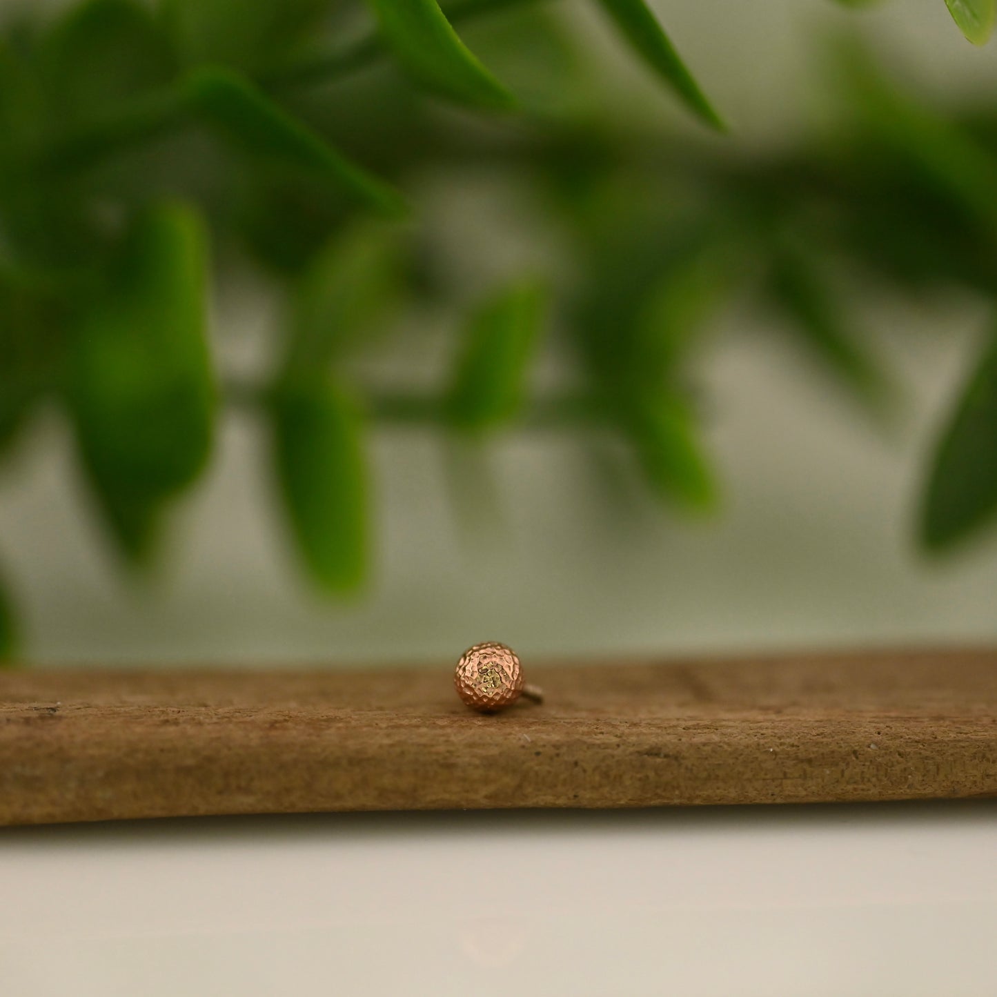 14K Gold Bead - 16g Threaded