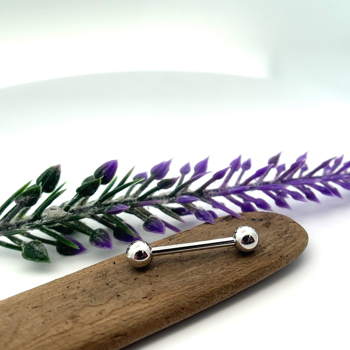 14g Threaded Barbells - 14K Gold - Agave in Bloom