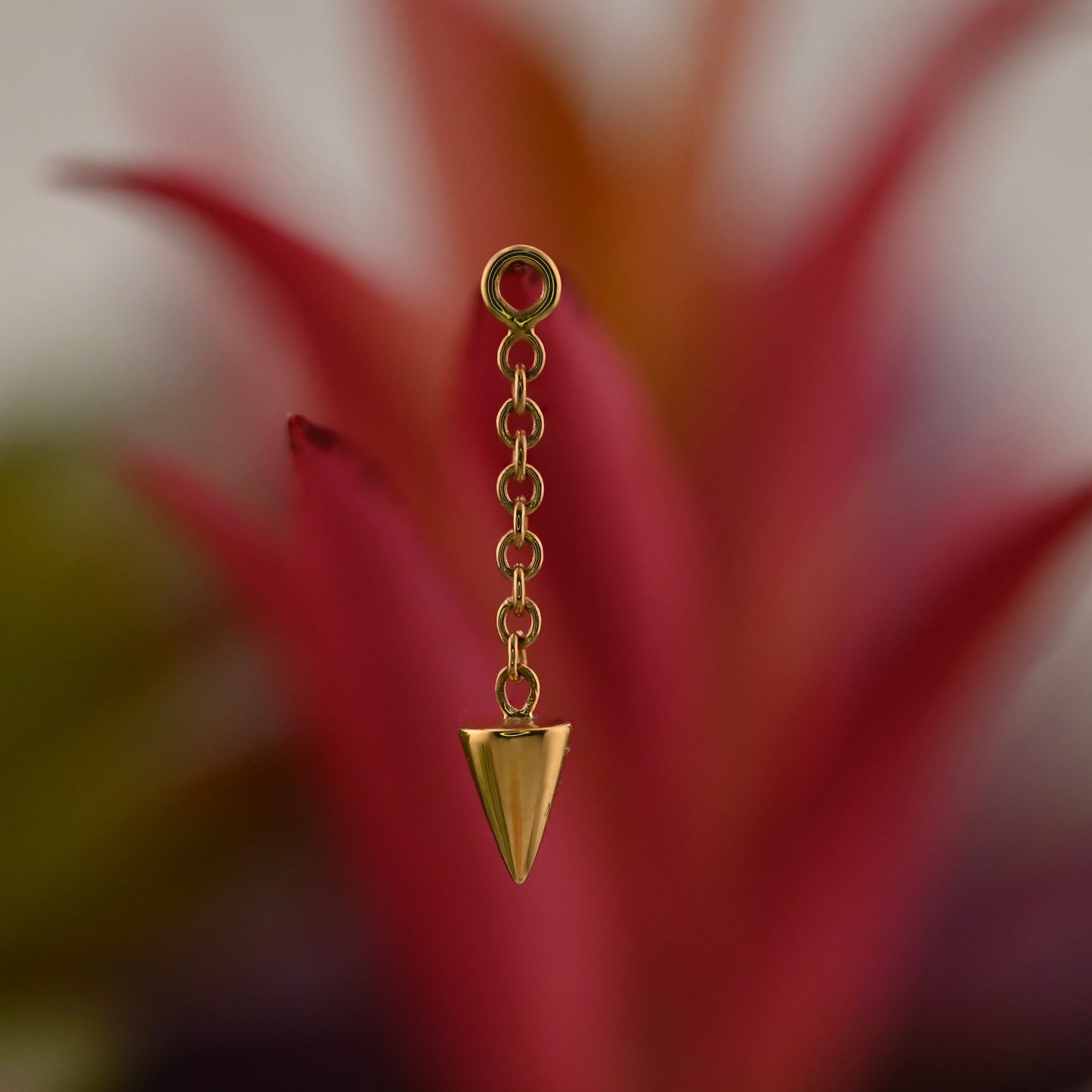 Cable Chain with Spike Charm