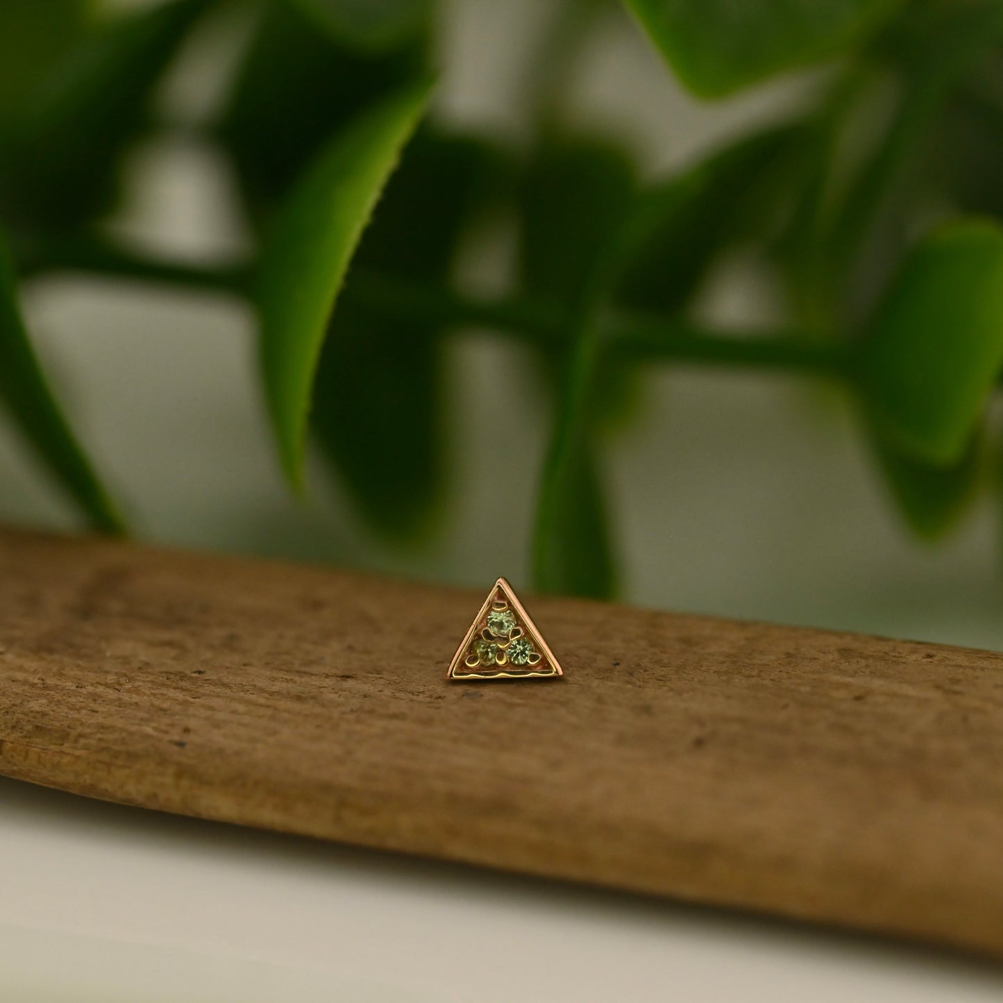 Micro Pave Triangle