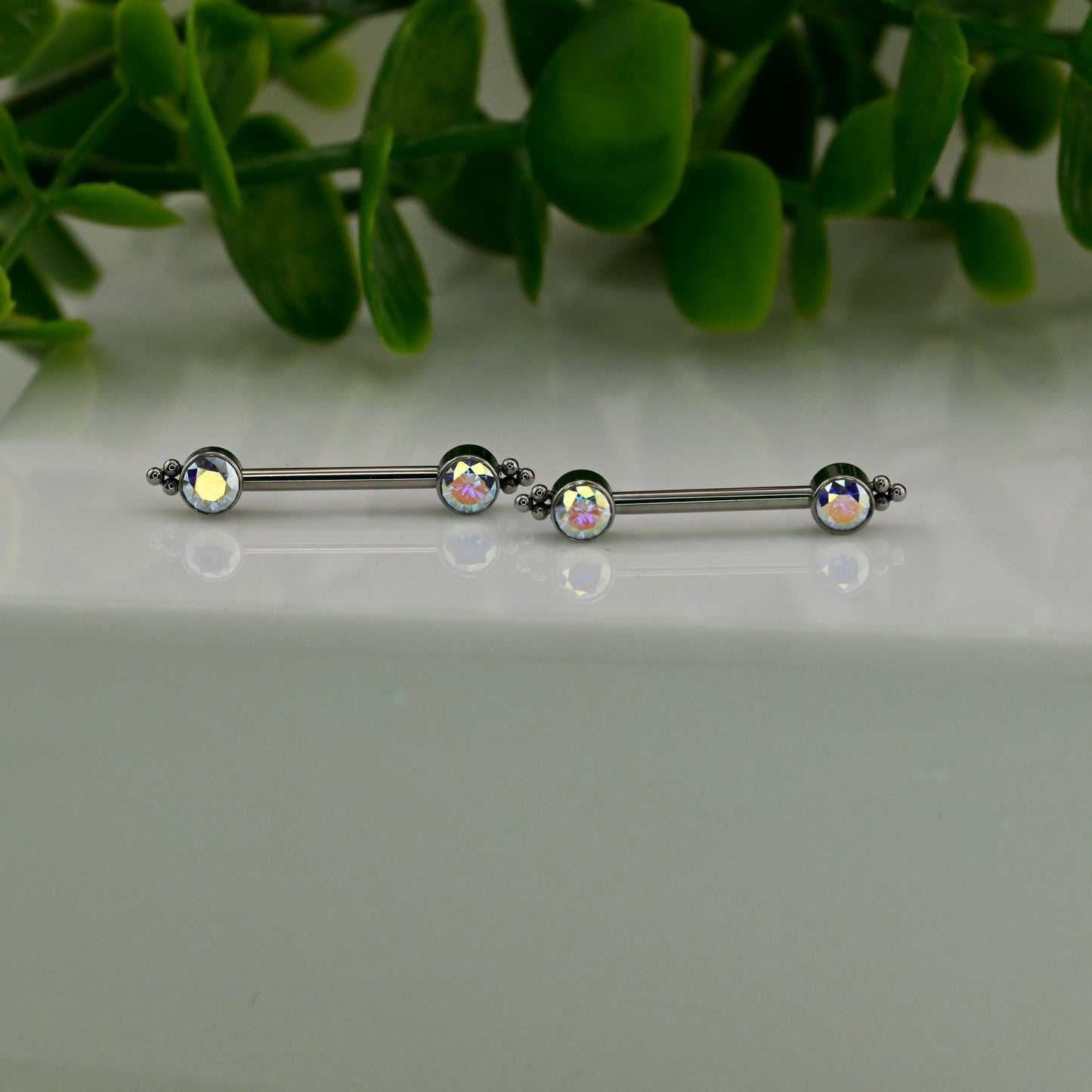 Haute Couture Side-Set Nipple Barbell Pair-HC1TS