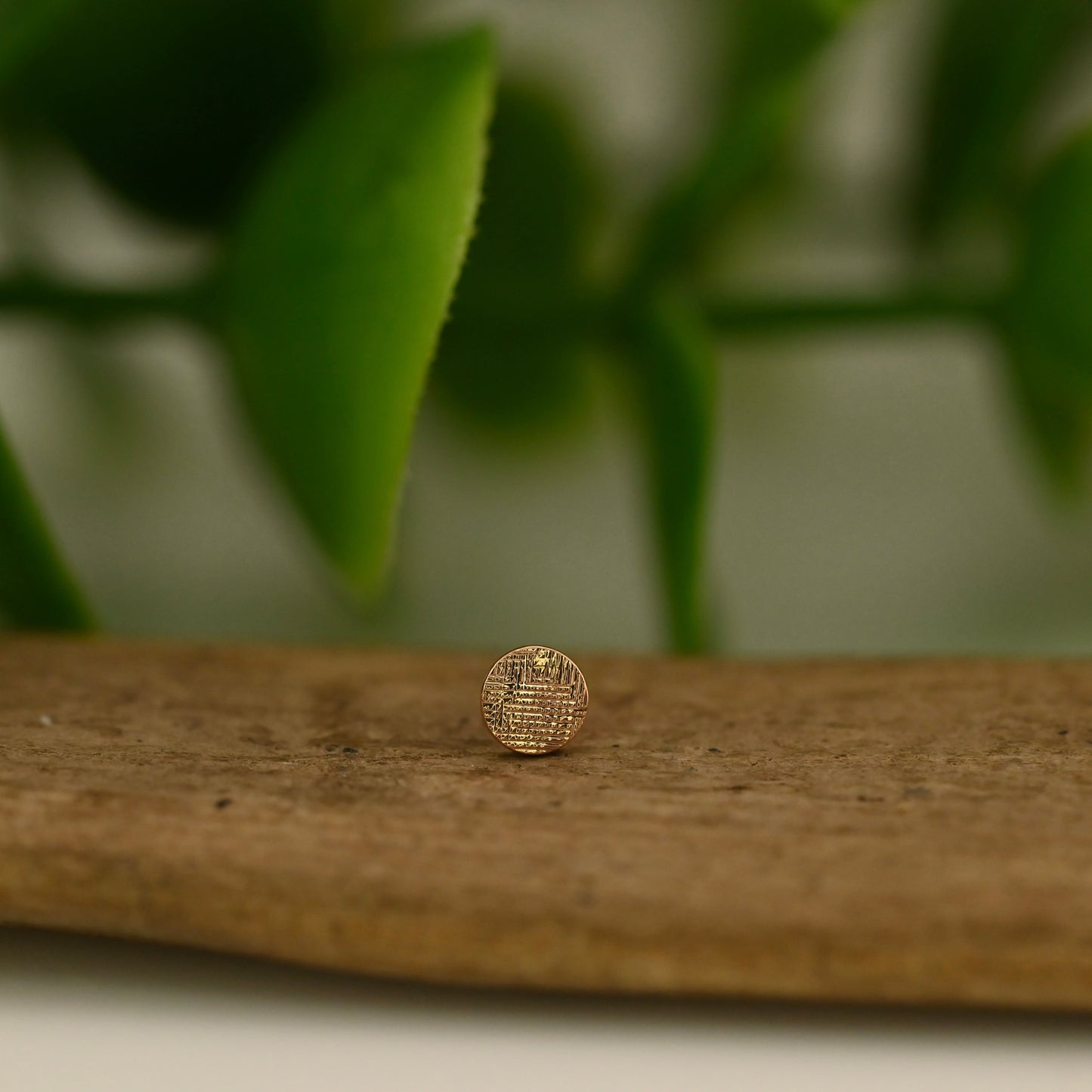 Round Disc- Florentine Texture