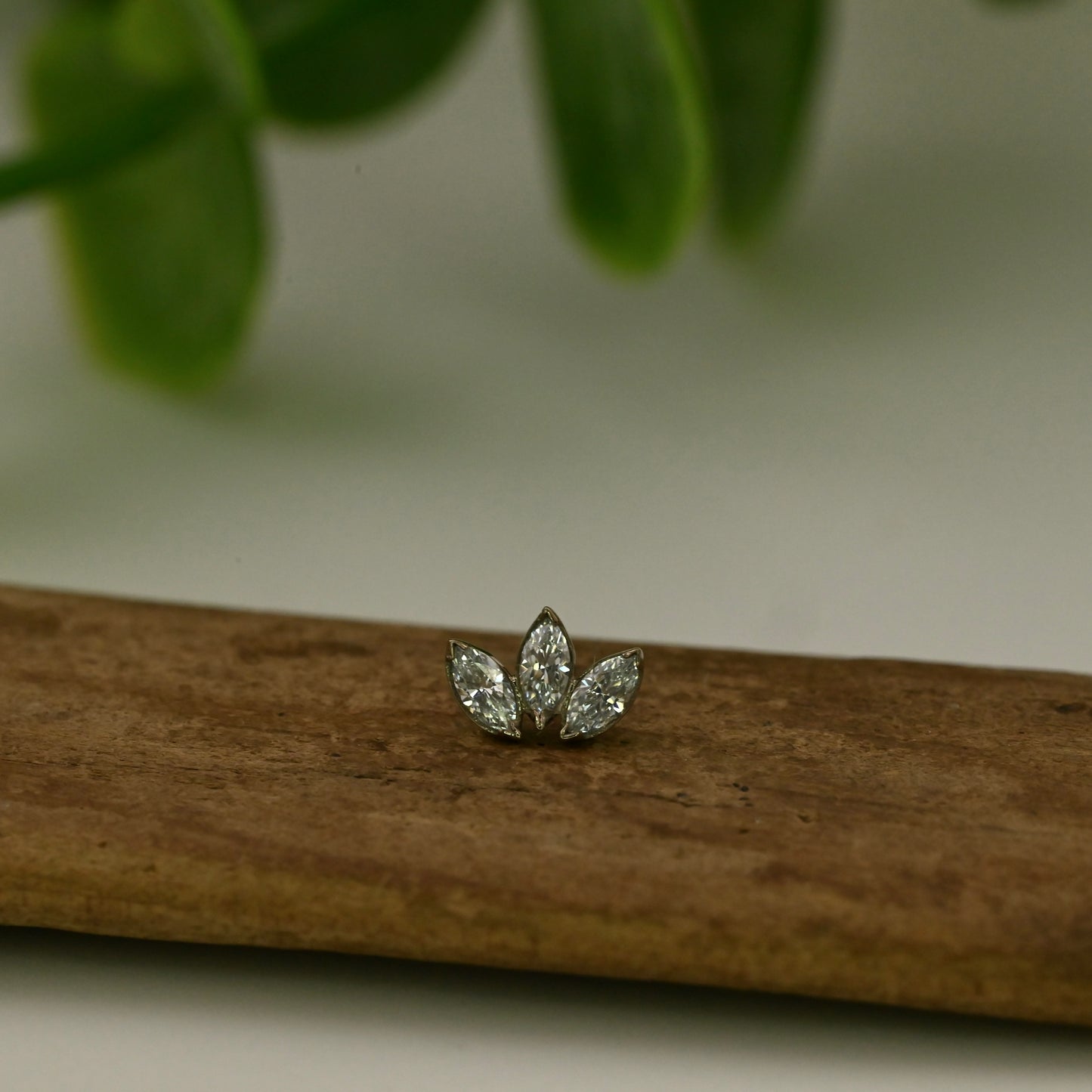 Small Marquise Triple Fan