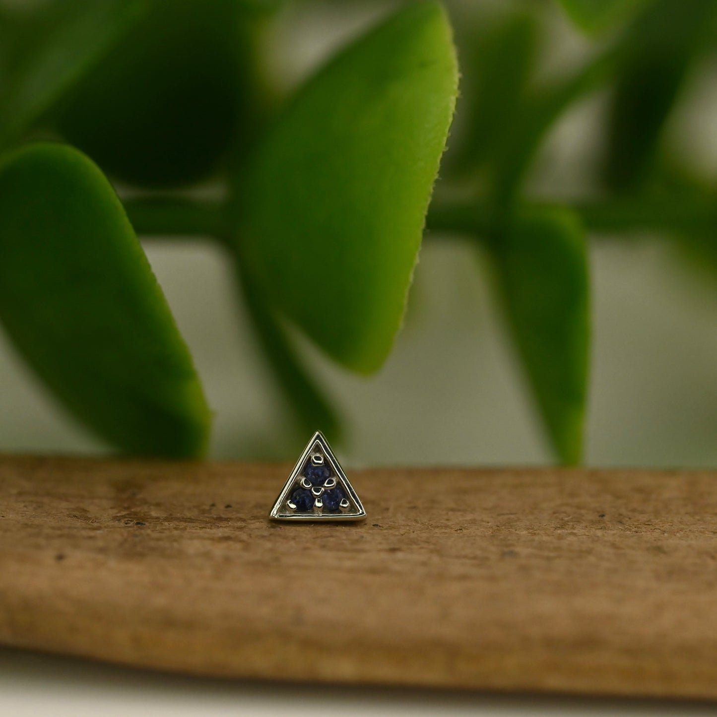 Micro Pave Triangle