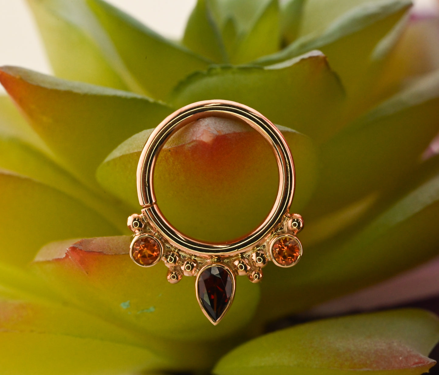 Eden Pear Seam Ring