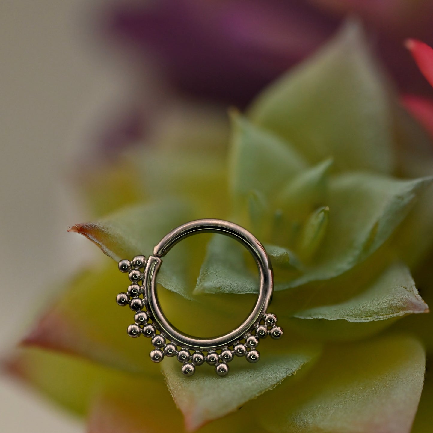 Talia Seam Ring - Titanium