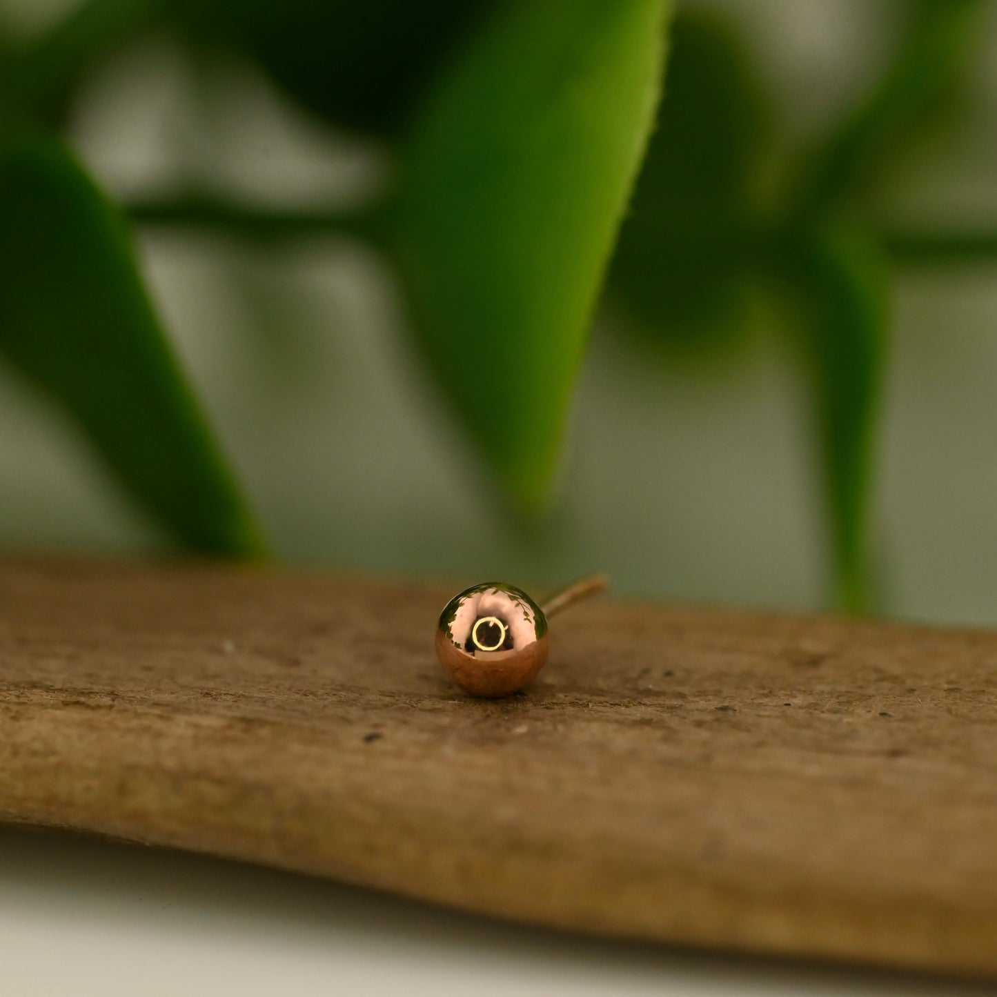 14K Gold Bead - Threadless