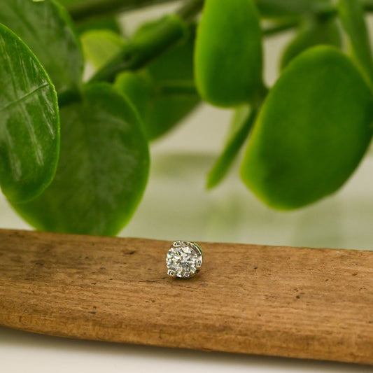 3mm Round 3 Prong - Threaded