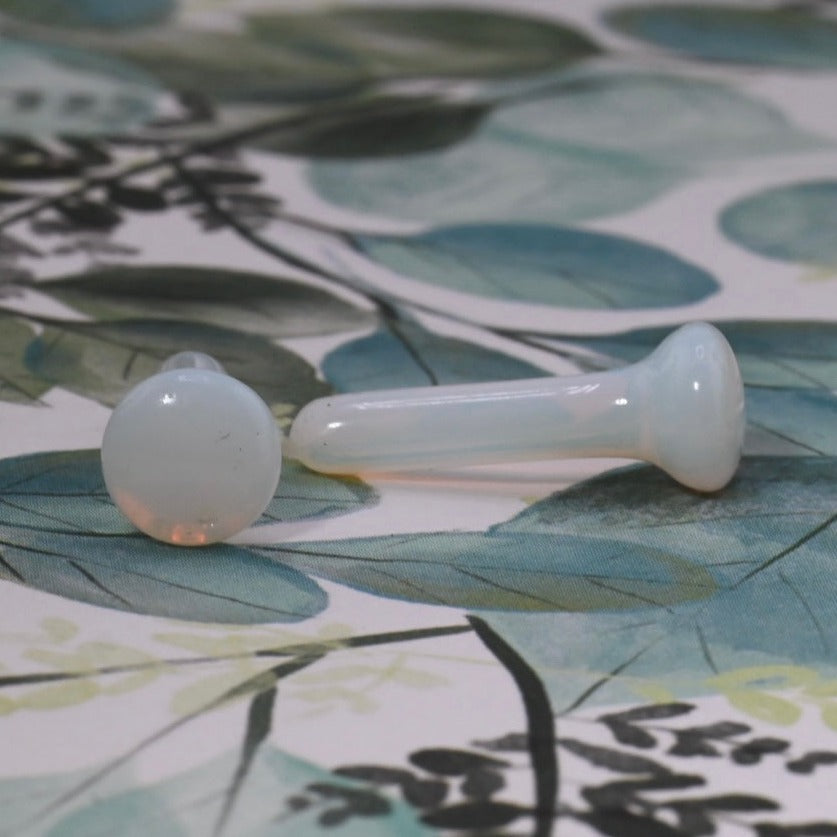 Opalite Single Flare Plugs - Pair