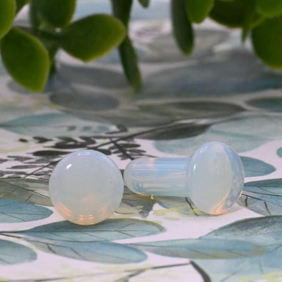 Opalite Single Flare Plugs - Pair