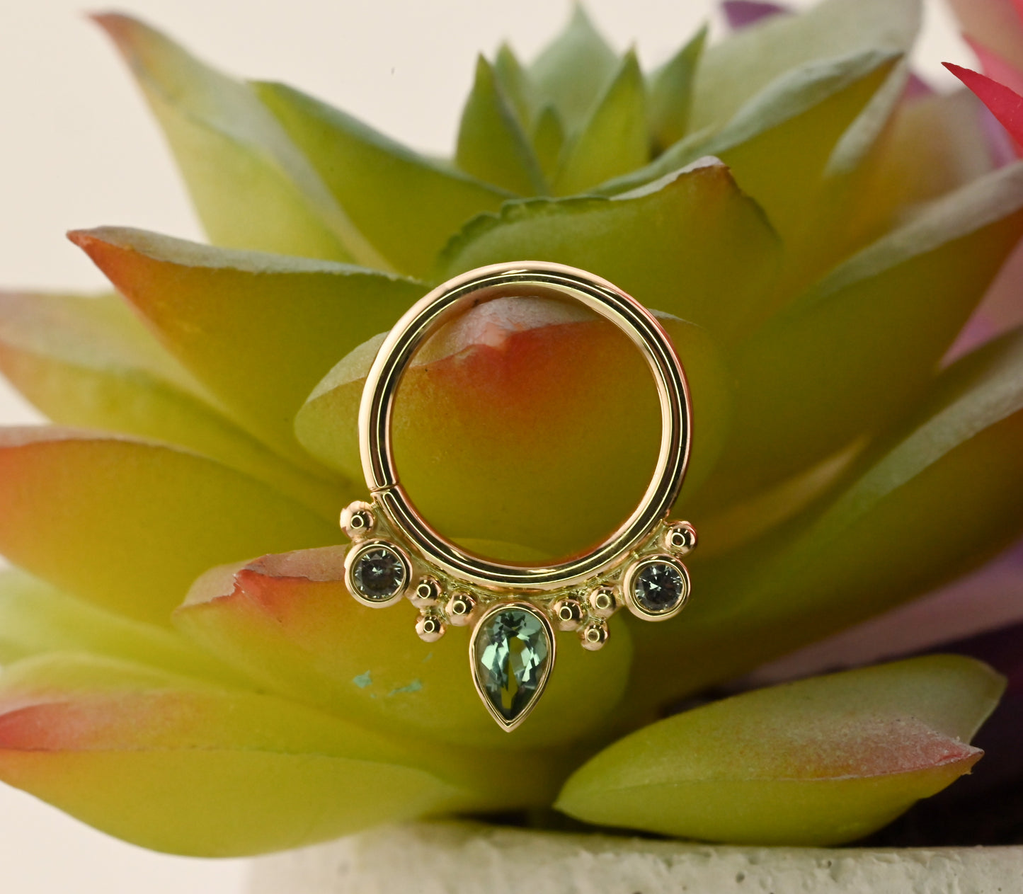 Eden Pear Seam Ring