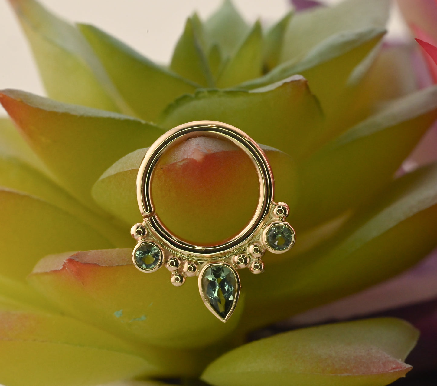 Eden Pear Seam Ring