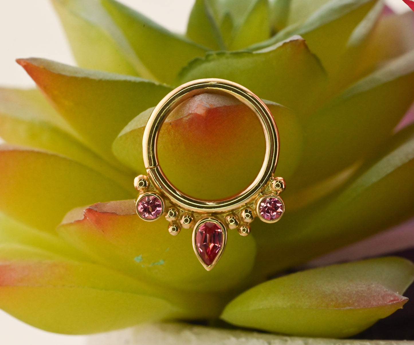 Eden Pear Seam Ring