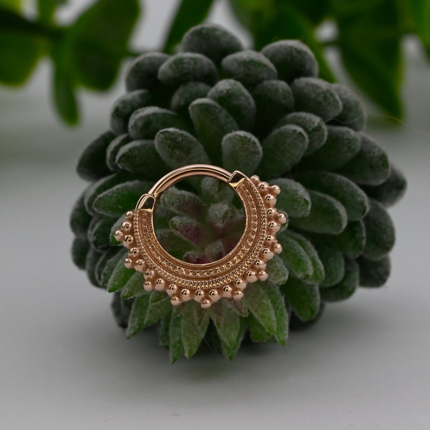 Afghan Hinge Ring - Agave in Bloom