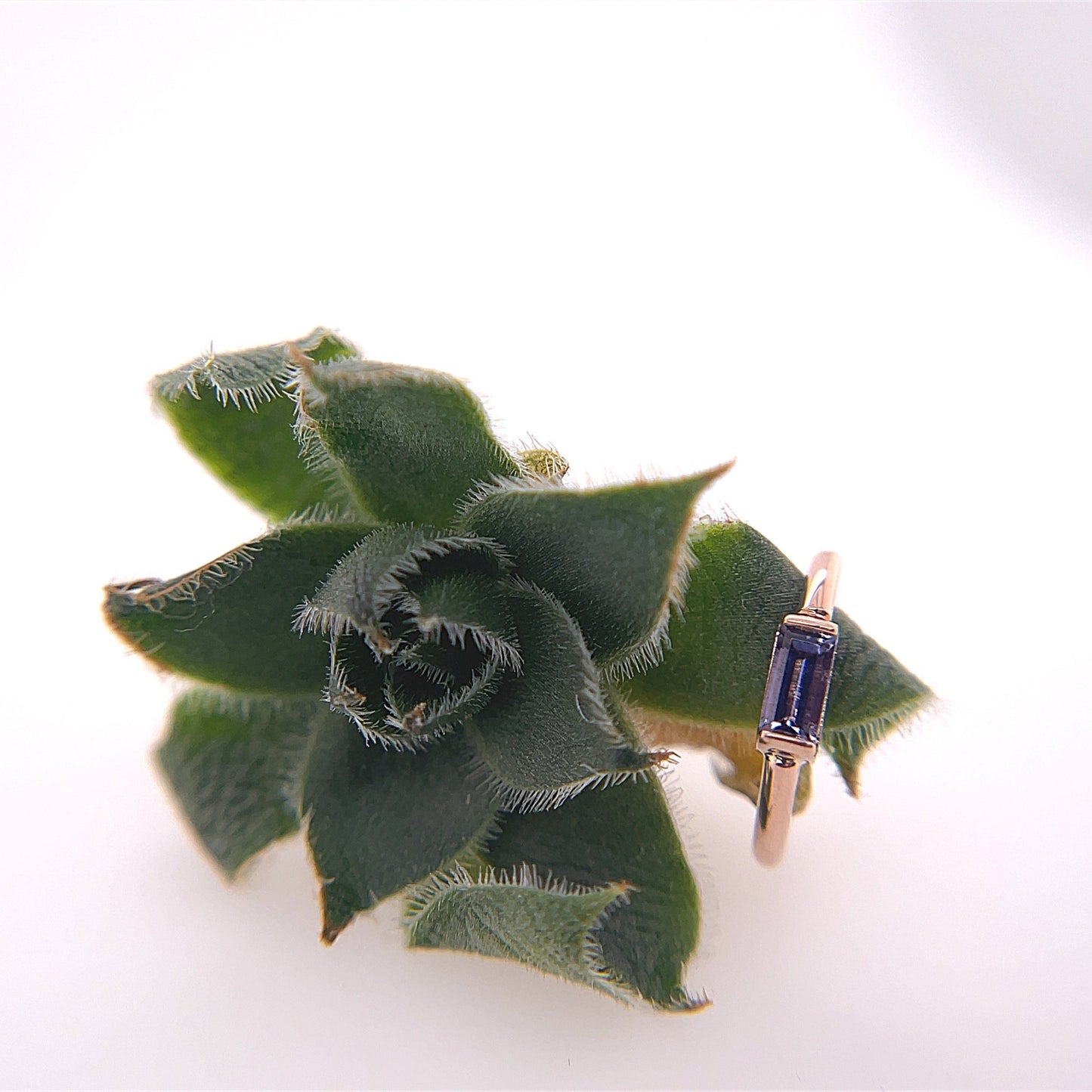Baguette Bar Seam Ring - Agave in Bloom