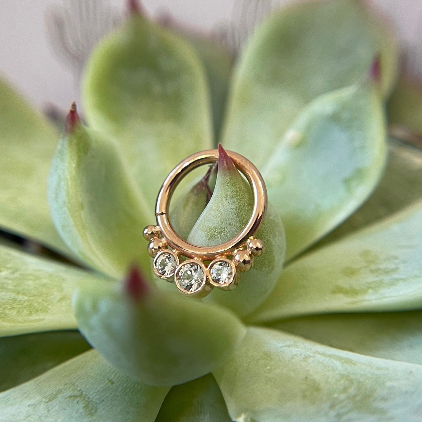 Barra Seam Ring - Agave in Bloom
