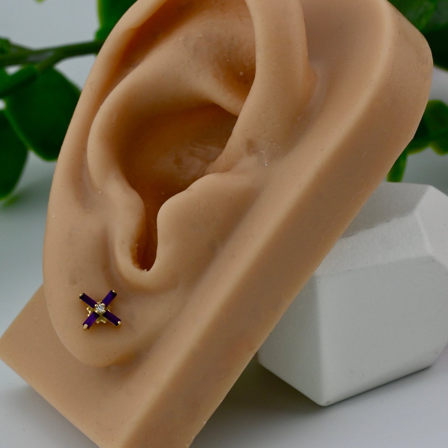 Gaia - 7.5mm - Threaded - Agave in Bloom