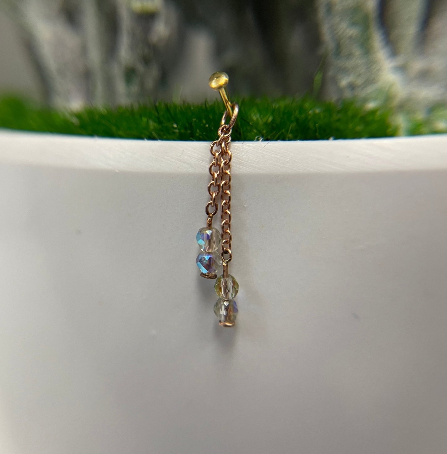 Gem bead duo - Agave in Bloom
