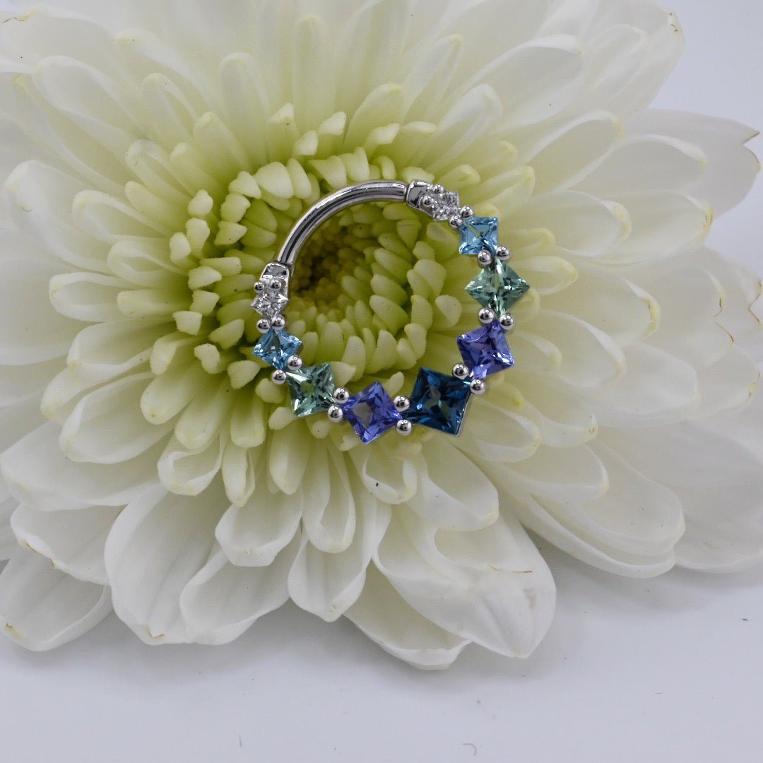 Graduating Tiffany Hinge Ring - Agave in Bloom