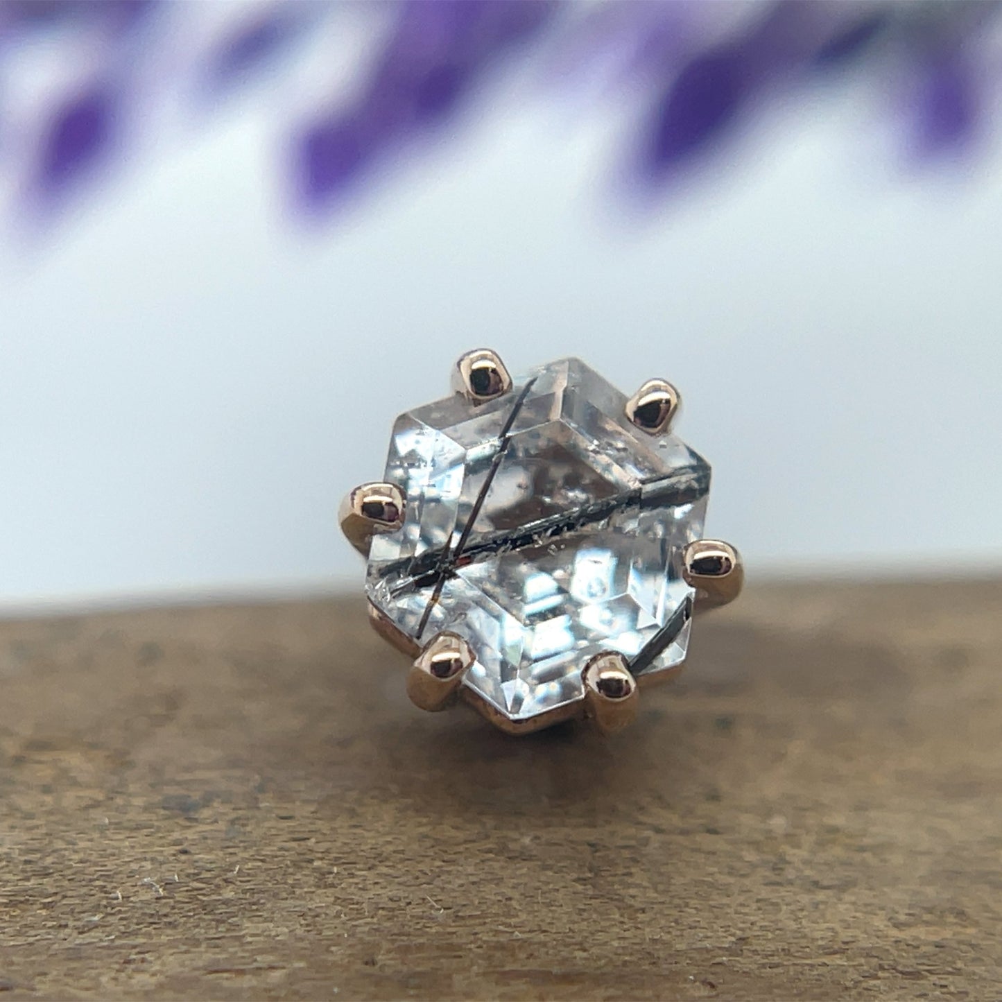 Hexagon Prong 5mm - Threaded - Agave in Bloom