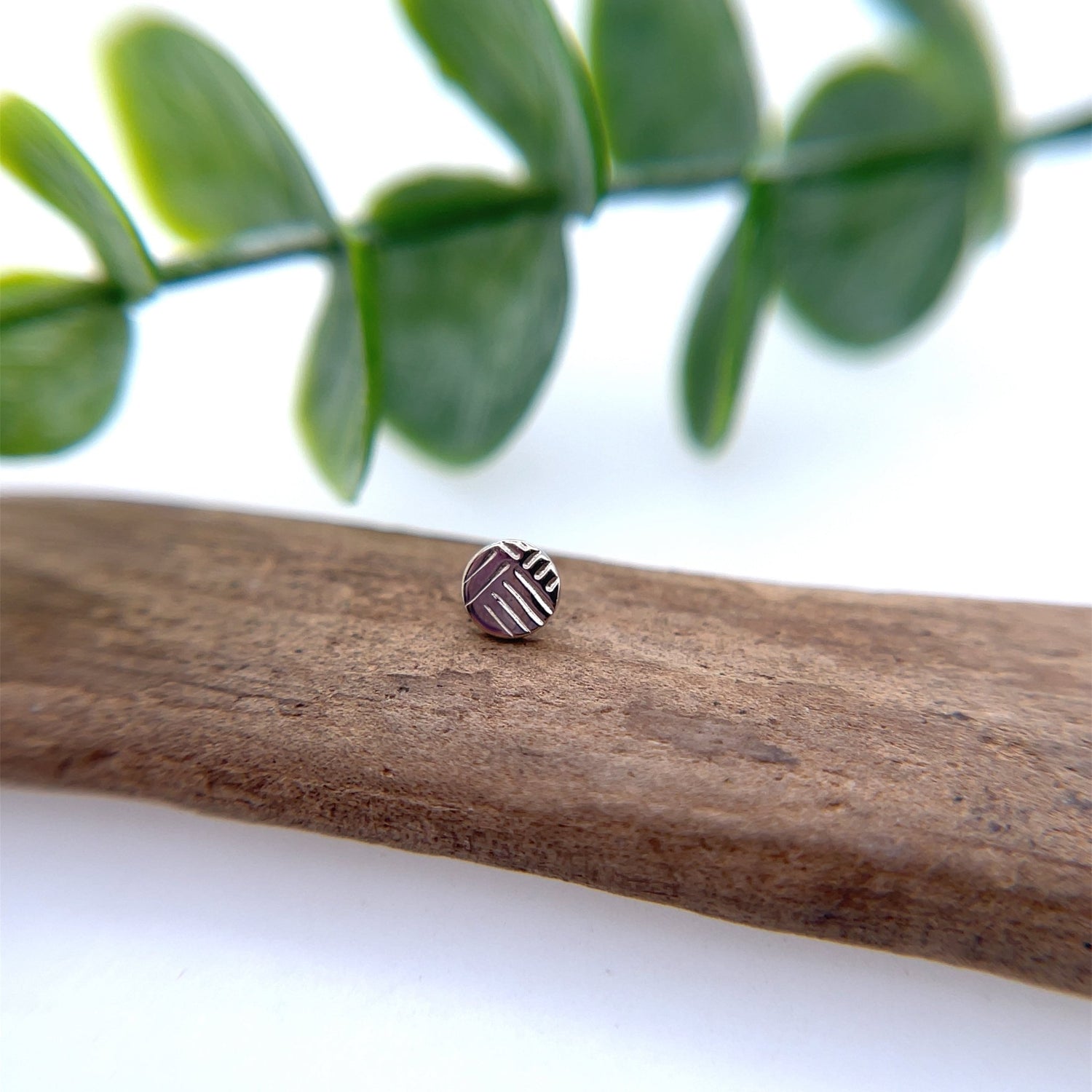 Textured Disc - 4mm - Agave in Bloom