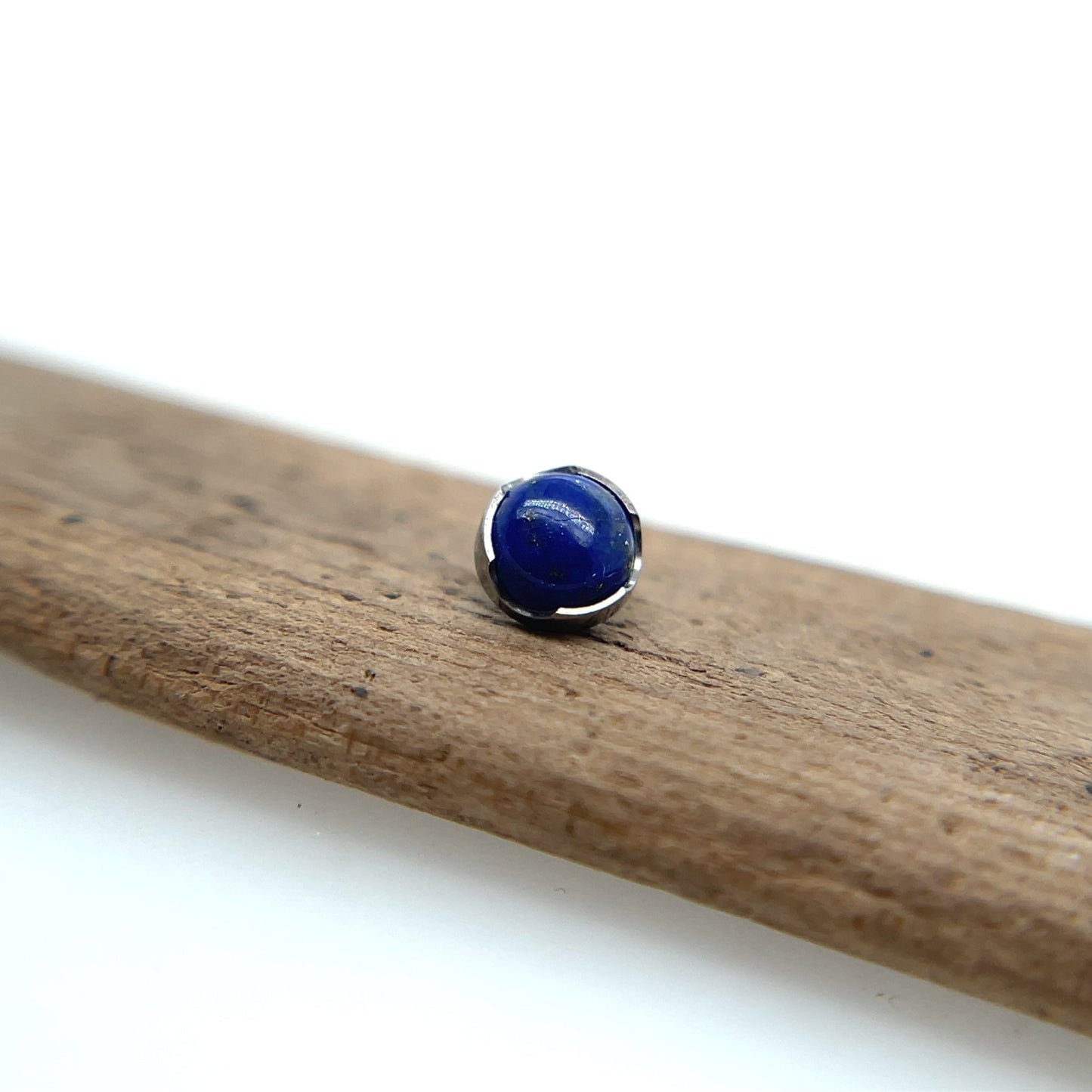 Titanium Prong End - 4mm 14g Threaded - Agave in Bloom