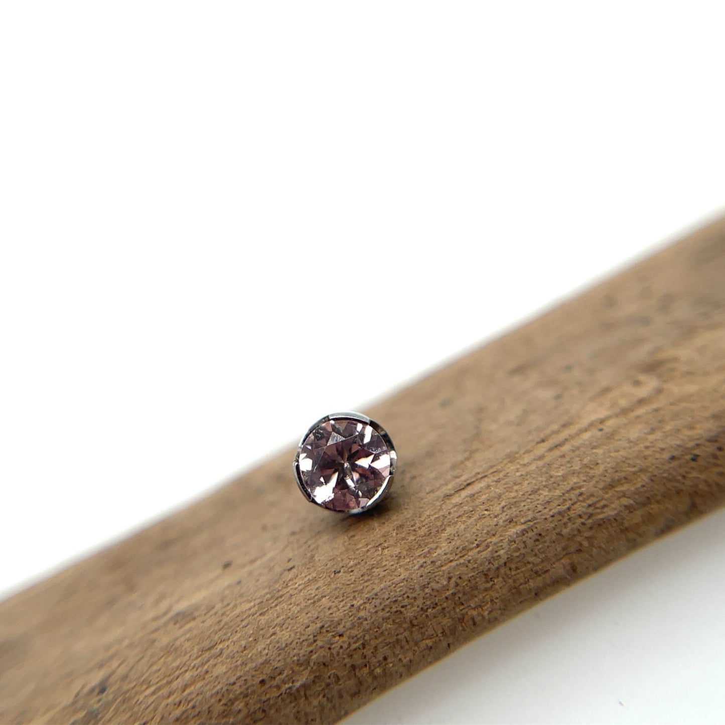 Titanium Prong Gem - Threadless - Agave in Bloom