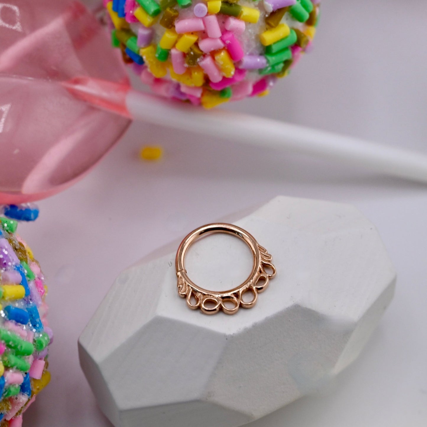 Whole New Mess Seam Ring - Agave in Bloom