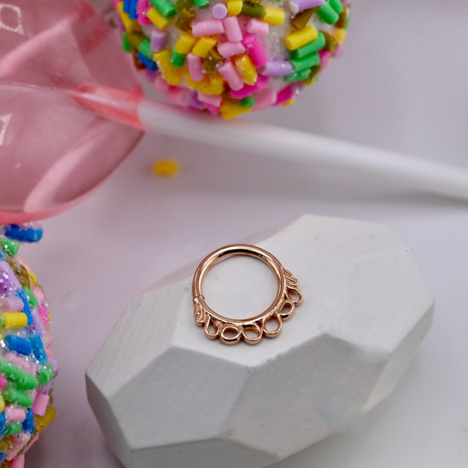 Whole New Mess Seam Ring - Agave in Bloom