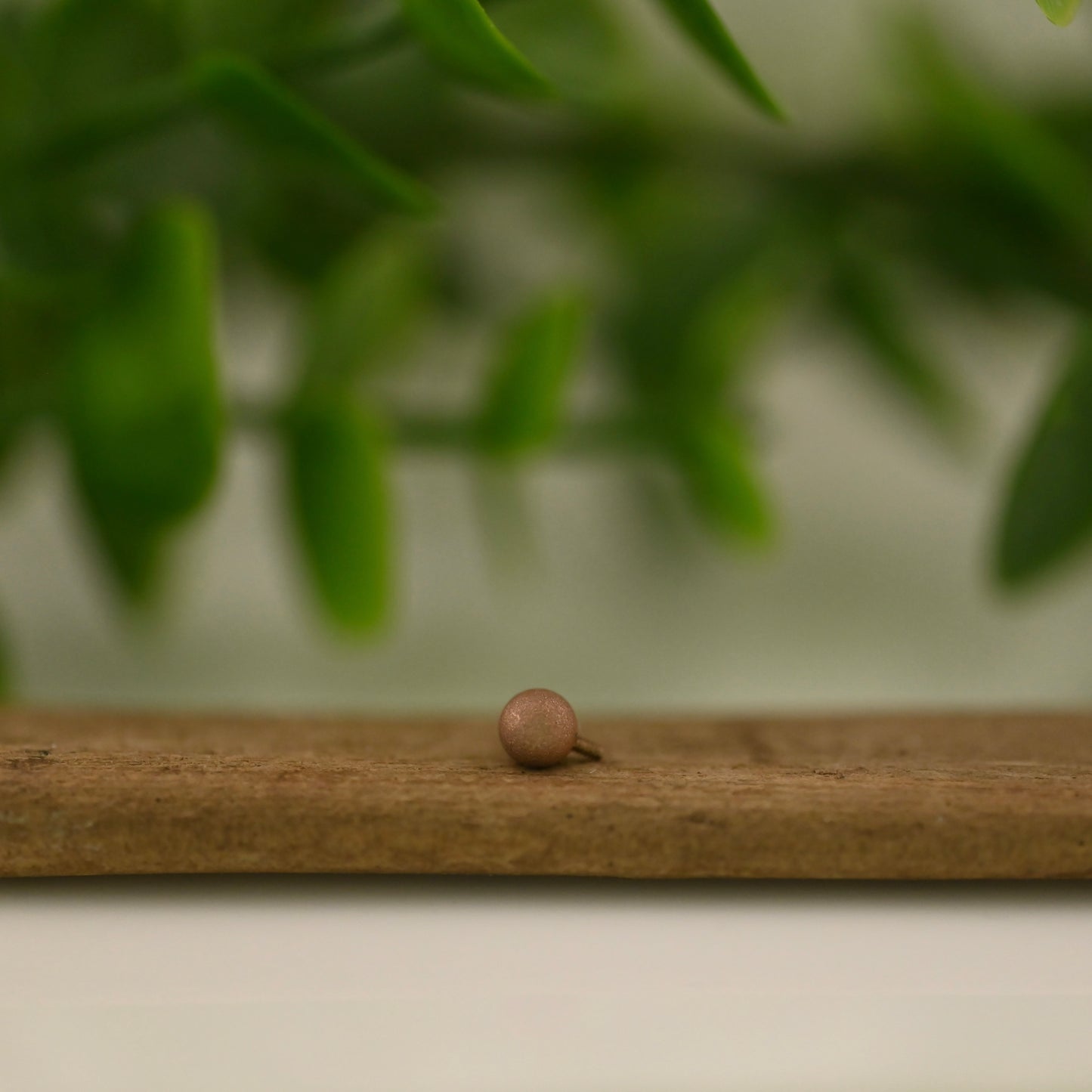 14K Gold Bead - 16g Threaded