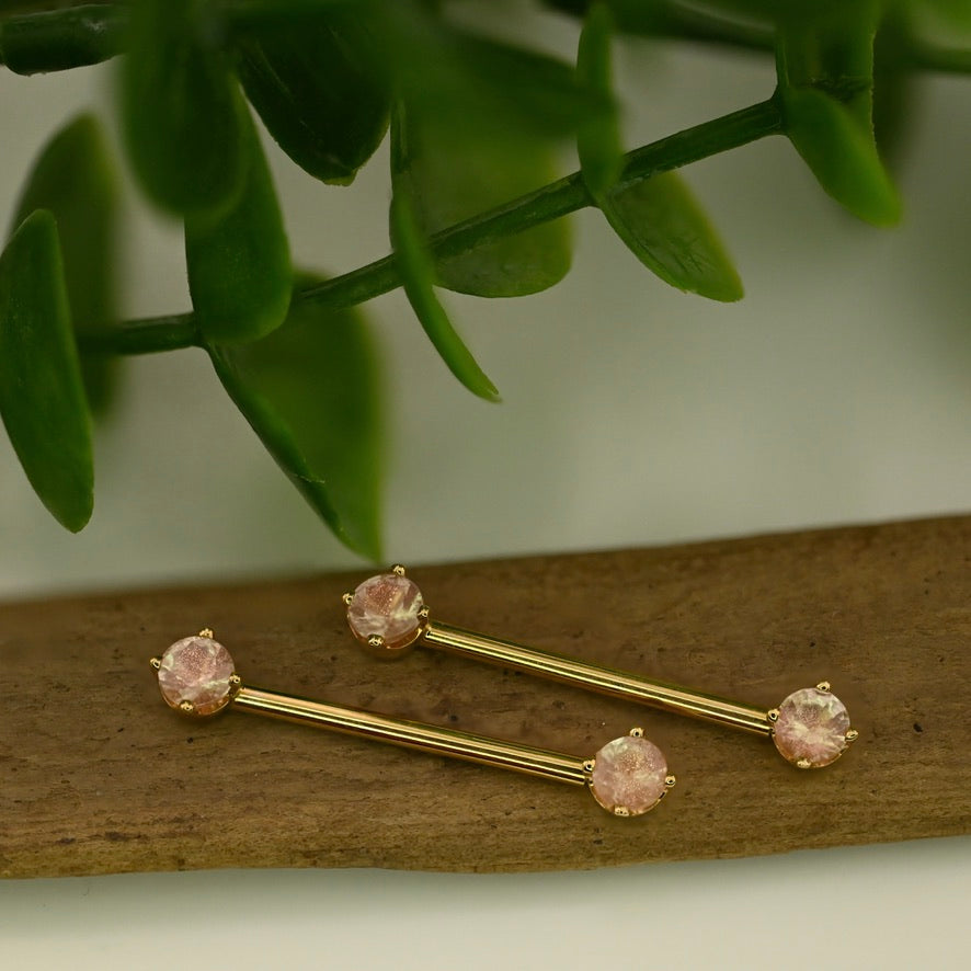 Prong Bell Nipple Barbell Pair