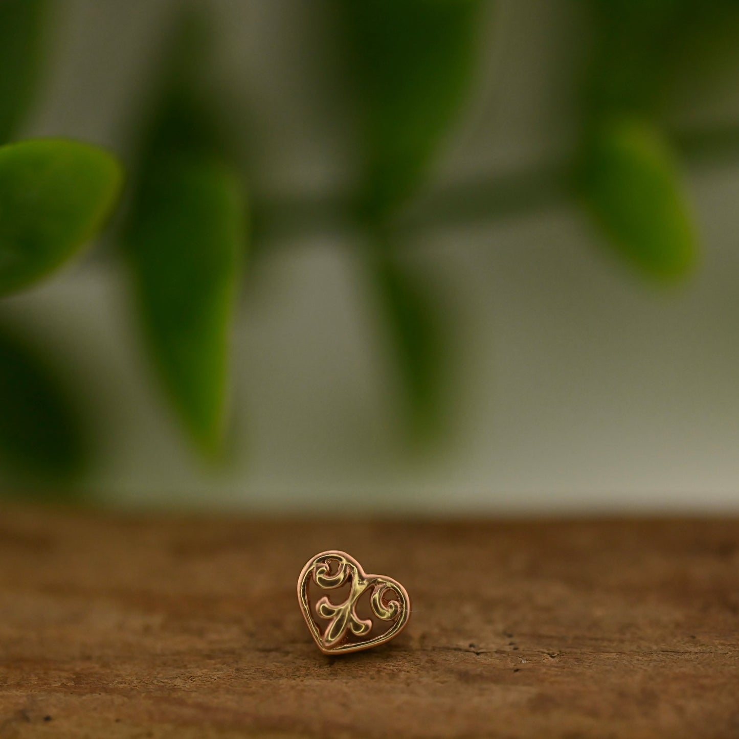 Filigree Heart 6mm - Threaded