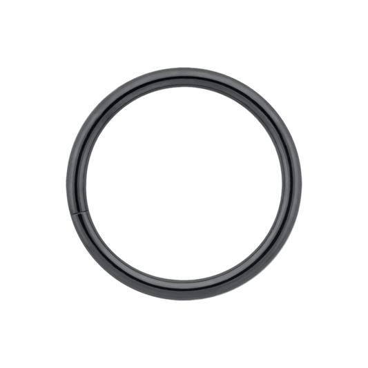 14g Black Niobium Seam Ring - Agave in Bloom