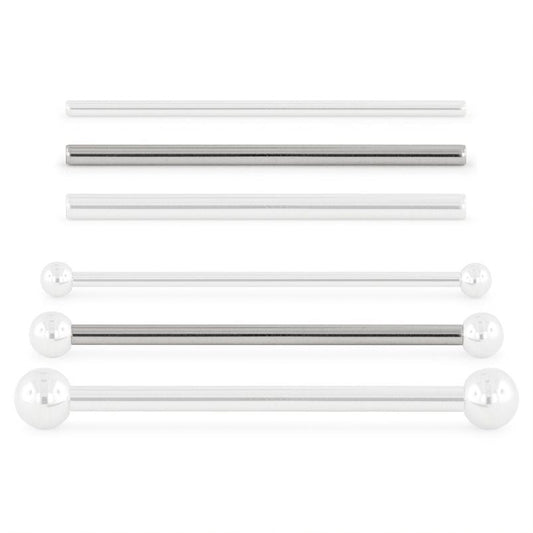 14g Threaded Titanium Barbell Shaft - Agave in Bloom