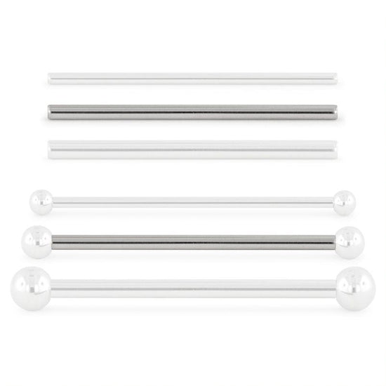 14g Threaded Titanium Barbell Shaft – Agave in Bloom