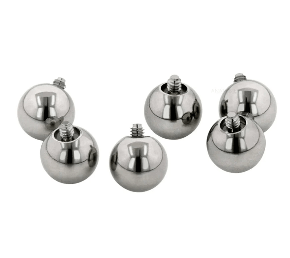 14g Titanium Threaded Ball Ends – Agave in Bloom