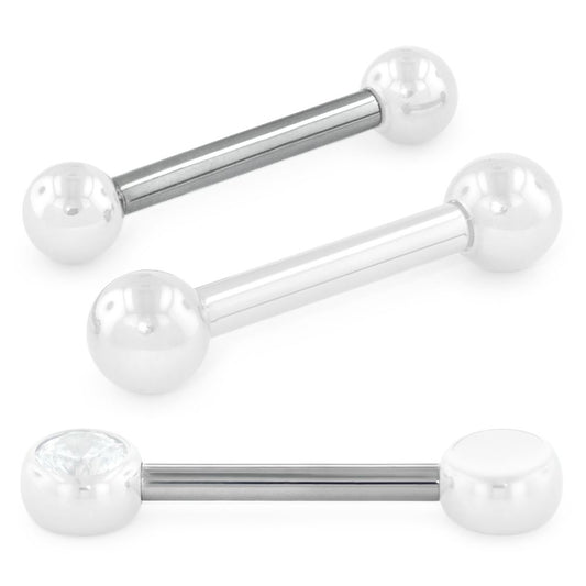 14g Titanium Threadless Bar - Agave in Bloom