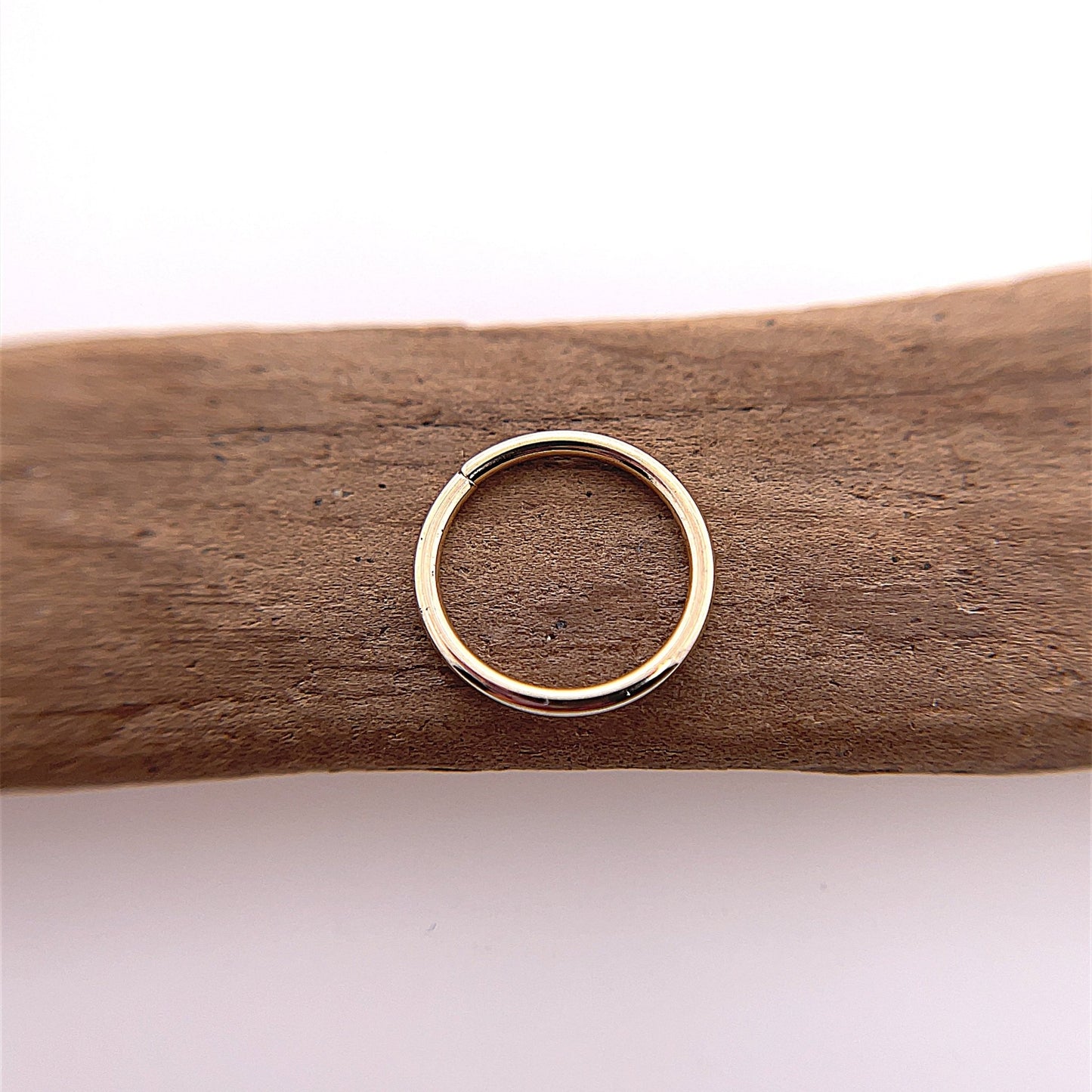 14K Gold 16g Seam Ring - Agave in Bloom