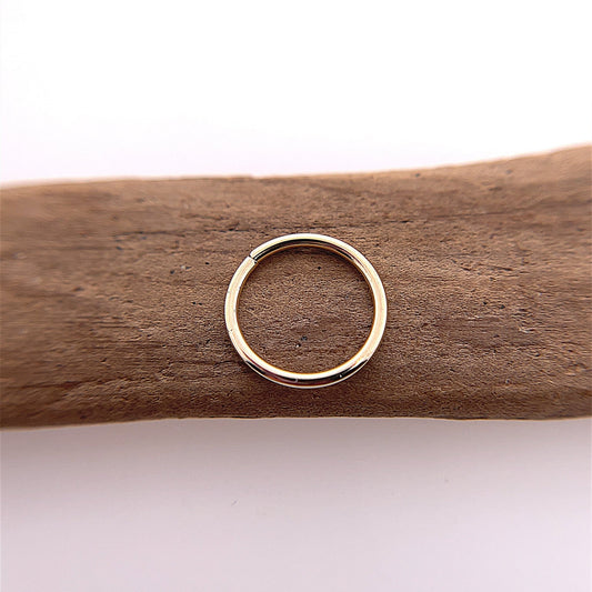 14K Gold 16g Seam Ring - Agave in Bloom