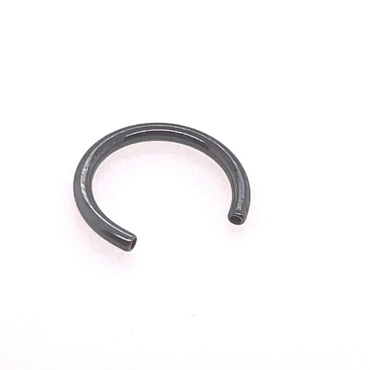 16g Black Niobium Circular Barbell Posts - Agave in Bloom