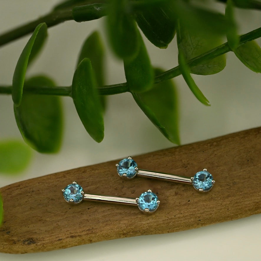 Prong Bell Nipple Barbell Pair