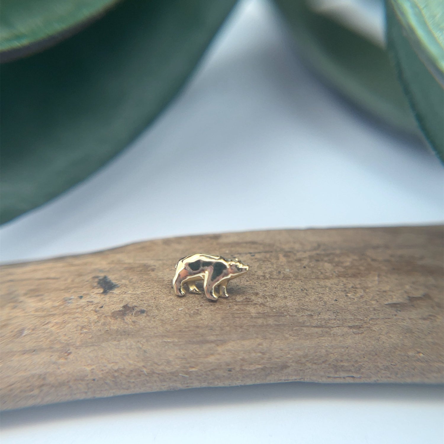 18K Gold Bear - Agave in Bloom