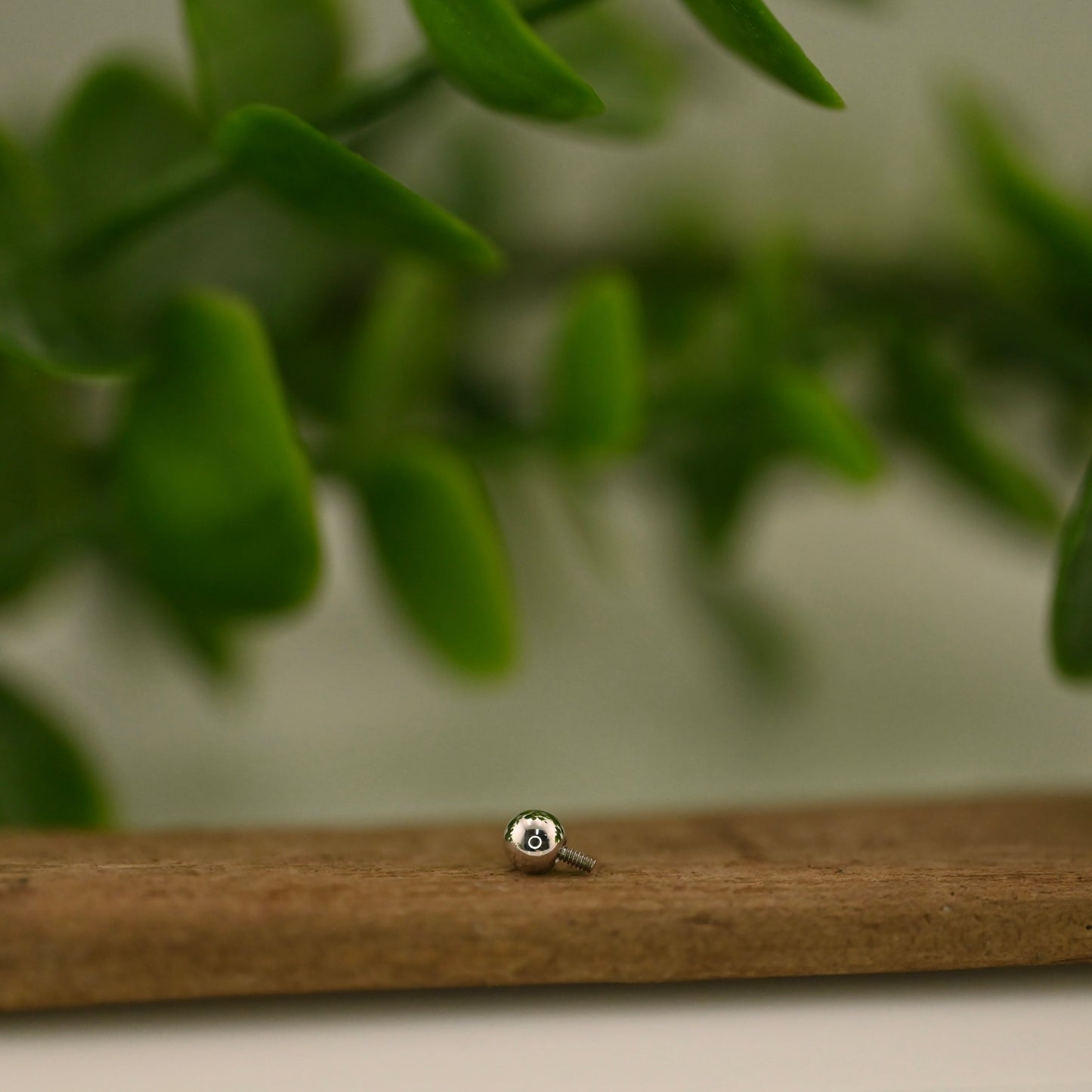 14K Gold Bead - 16g Threaded