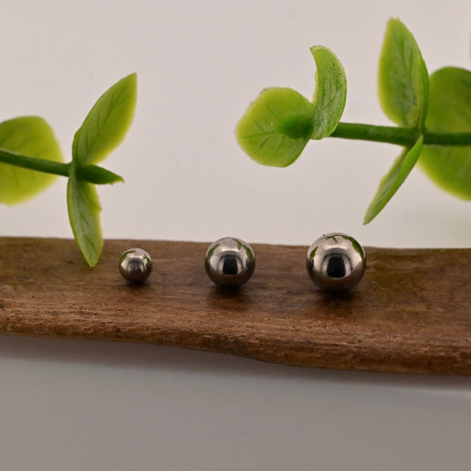 14g Titanium Threaded Ball Ends