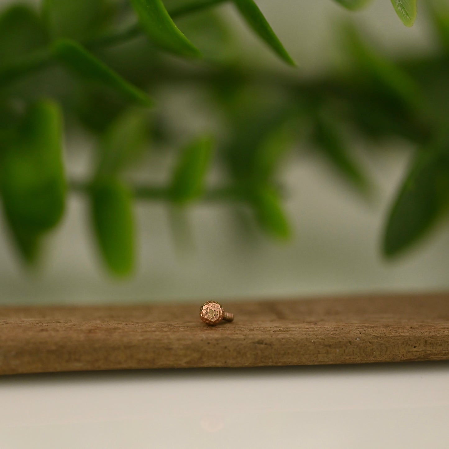 14K Gold Bead - 14g Threaded