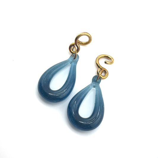 Blue Oval Weights - Pair