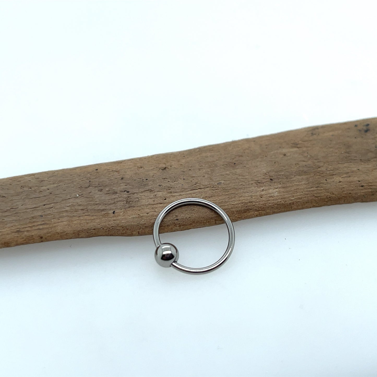 Niobium Captive Bead Ring - No Gems