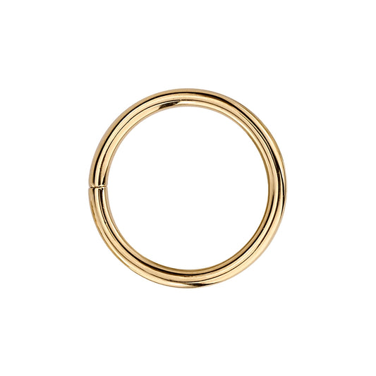 14K Gold 18g Seam Ring