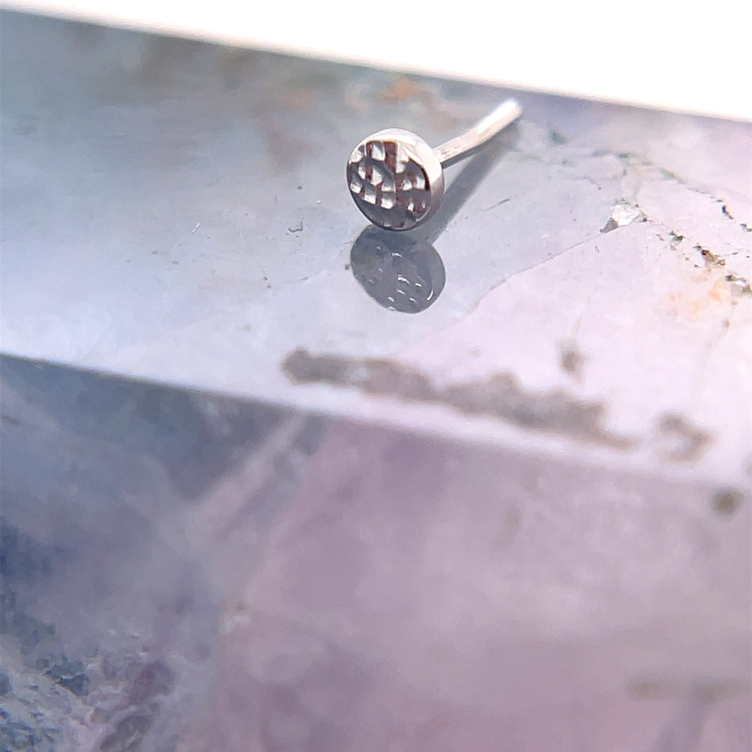 2.5mm Round Disc - Hammered Finish - Agave in Bloom